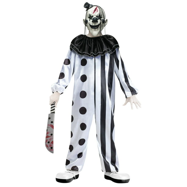 Child's Clown Costume Size 10/12 